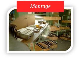 Lager sowie Montage - Zusammenbau der Produkte - Endkontrolle und Auslieferung